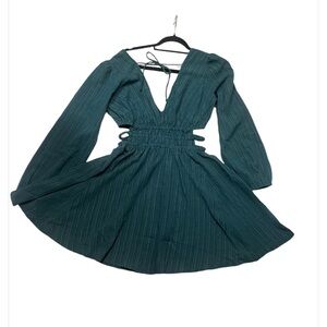 Sale‼️Blush Cute Green Dress -Junior Size Medium - Preowned like new